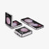 ACS06229 - Galaxy Z Flip 5 Case AirSkin in black showing the back